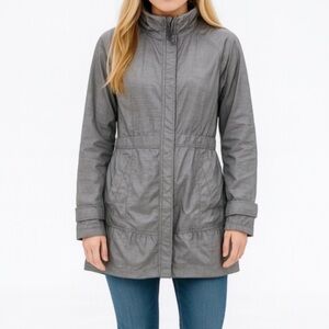 Athleta City Chic Water Resistant Windbreaker Rain Jacket Lightweight size XL